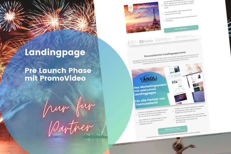 PreLaunch-Phase mit PromoVideo