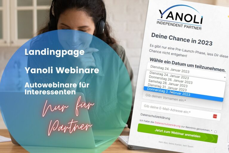 YANOLI Webinare & Autowebinare